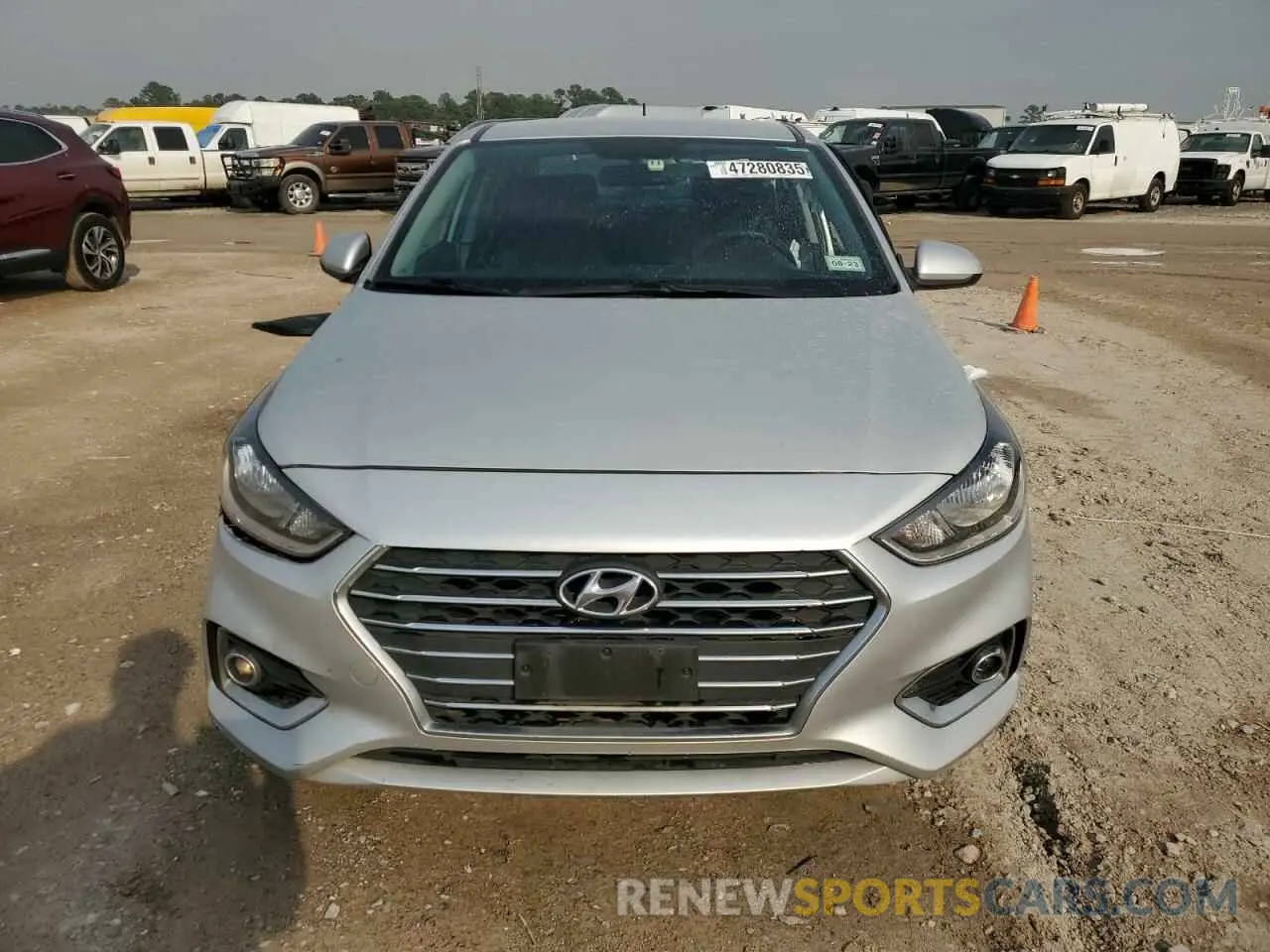 5 Photograph of a damaged car 3KPC24A60ME150480 HYUNDAI ACCENT 2021