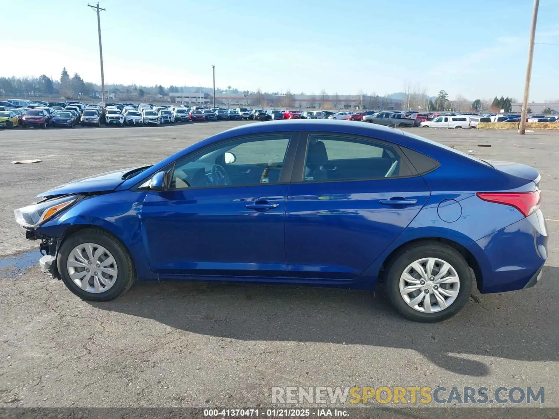 14 Photograph of a damaged car 3KPC24A61ME130559 HYUNDAI ACCENT 2021