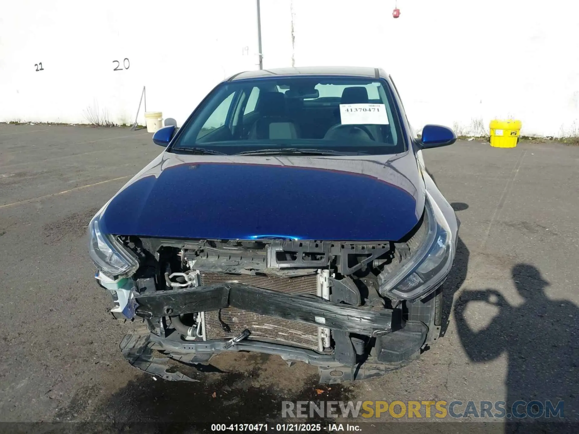 6 Photograph of a damaged car 3KPC24A61ME130559 HYUNDAI ACCENT 2021