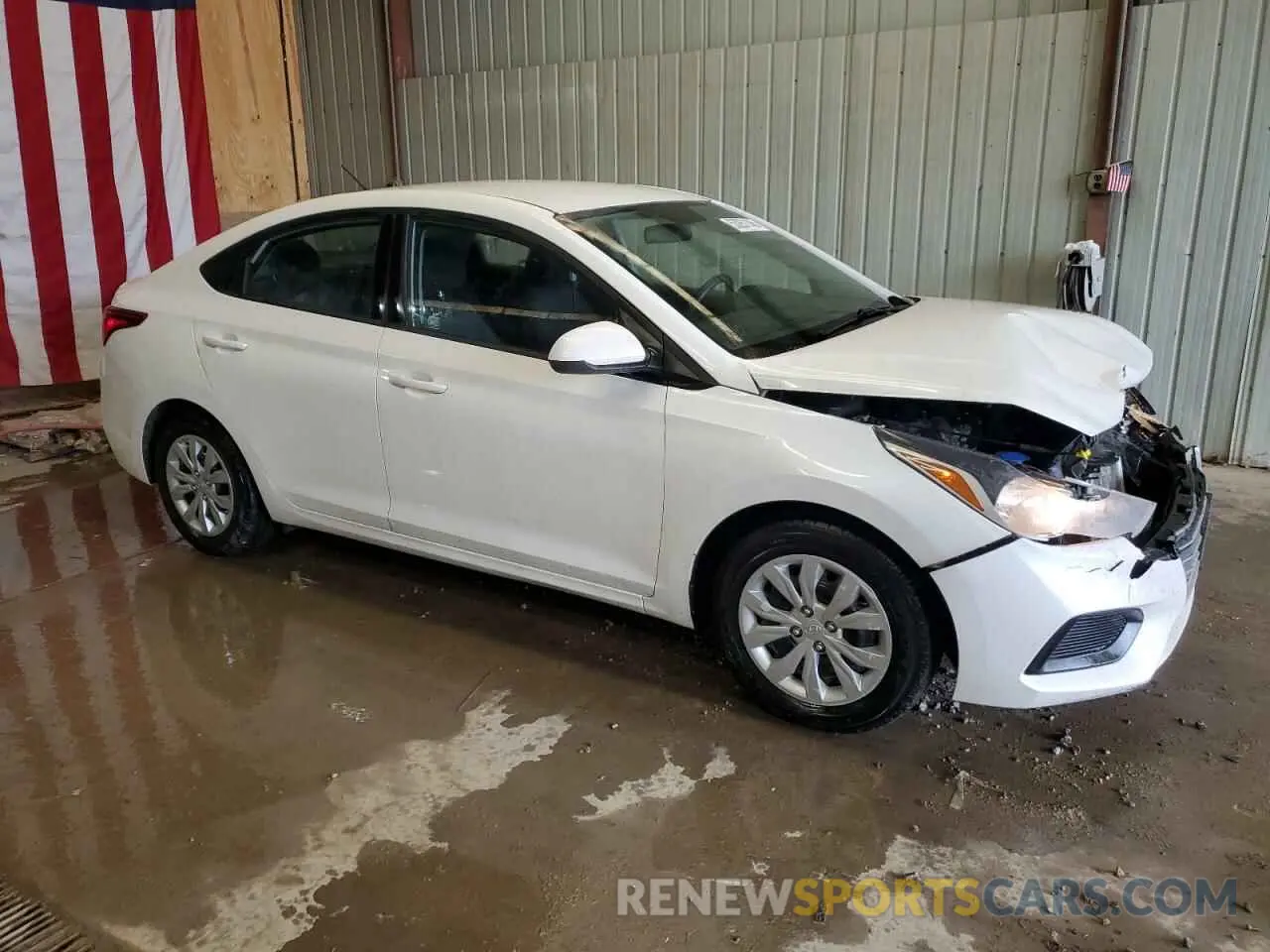 4 Photograph of a damaged car 3KPC24A62ME129453 HYUNDAI ACCENT 2021