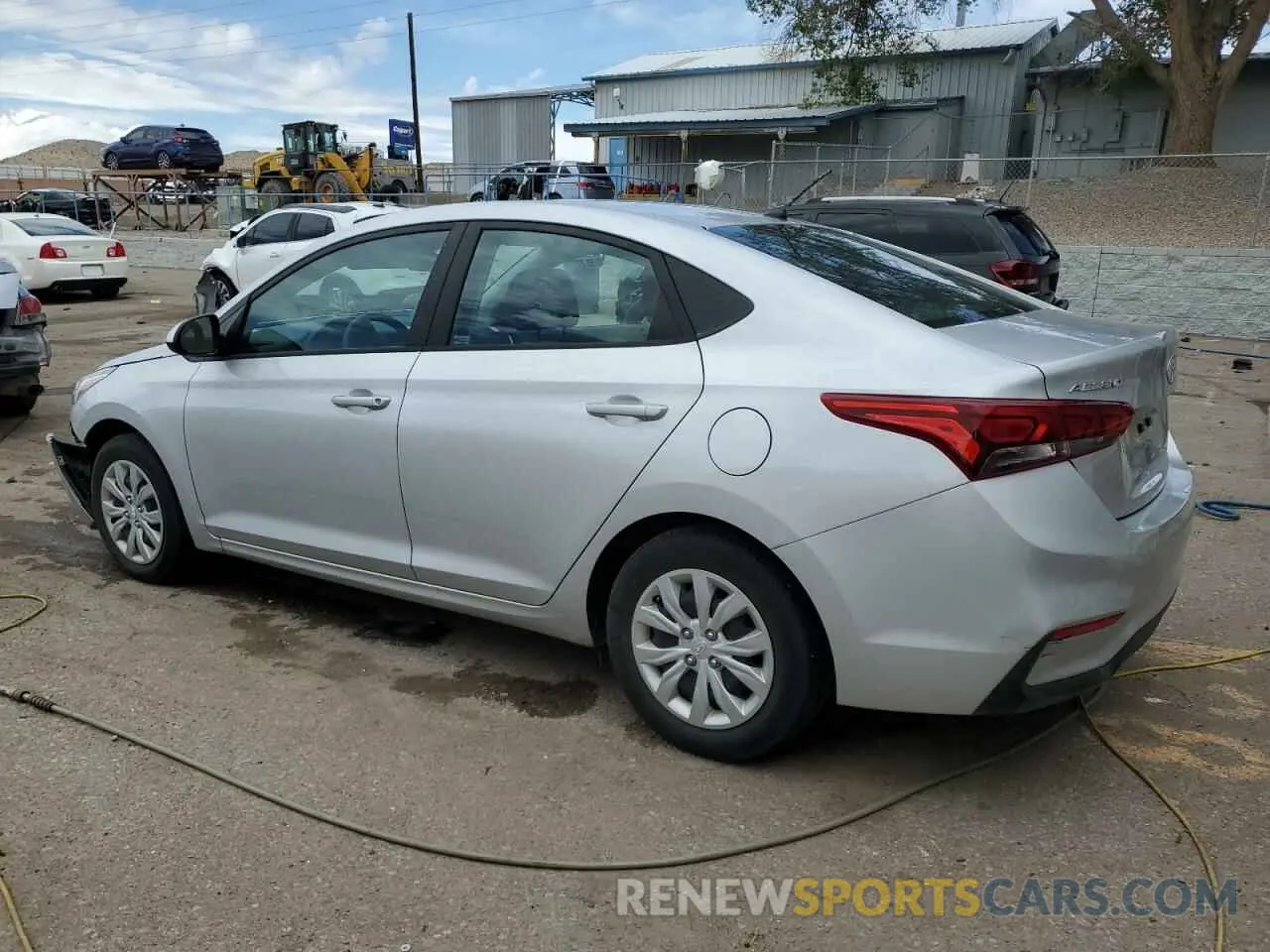 2 Photograph of a damaged car 3KPC24A62ME131784 HYUNDAI ACCENT 2021