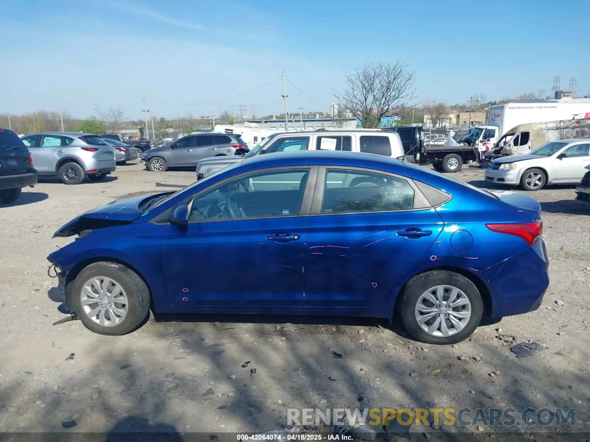 15 Photograph of a damaged car 3KPC24A63ME130238 HYUNDAI ACCENT 2021