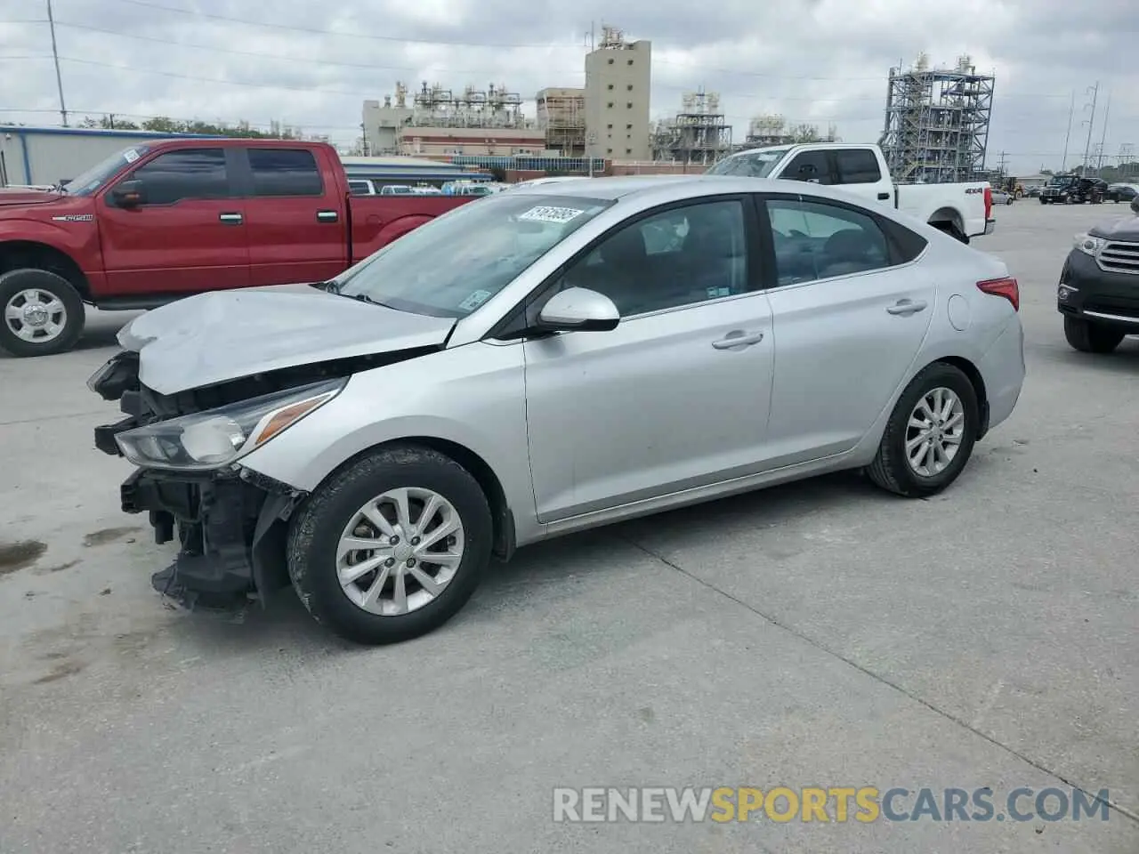 1 Photograph of a damaged car 3KPC24A63ME139568 HYUNDAI ACCENT 2021