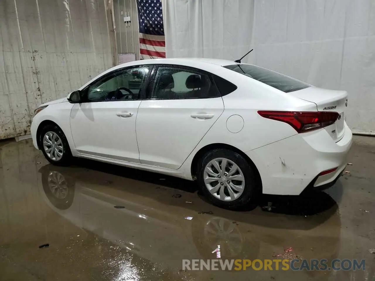 2 Photograph of a damaged car 3KPC24A63ME143149 HYUNDAI ACCENT 2021