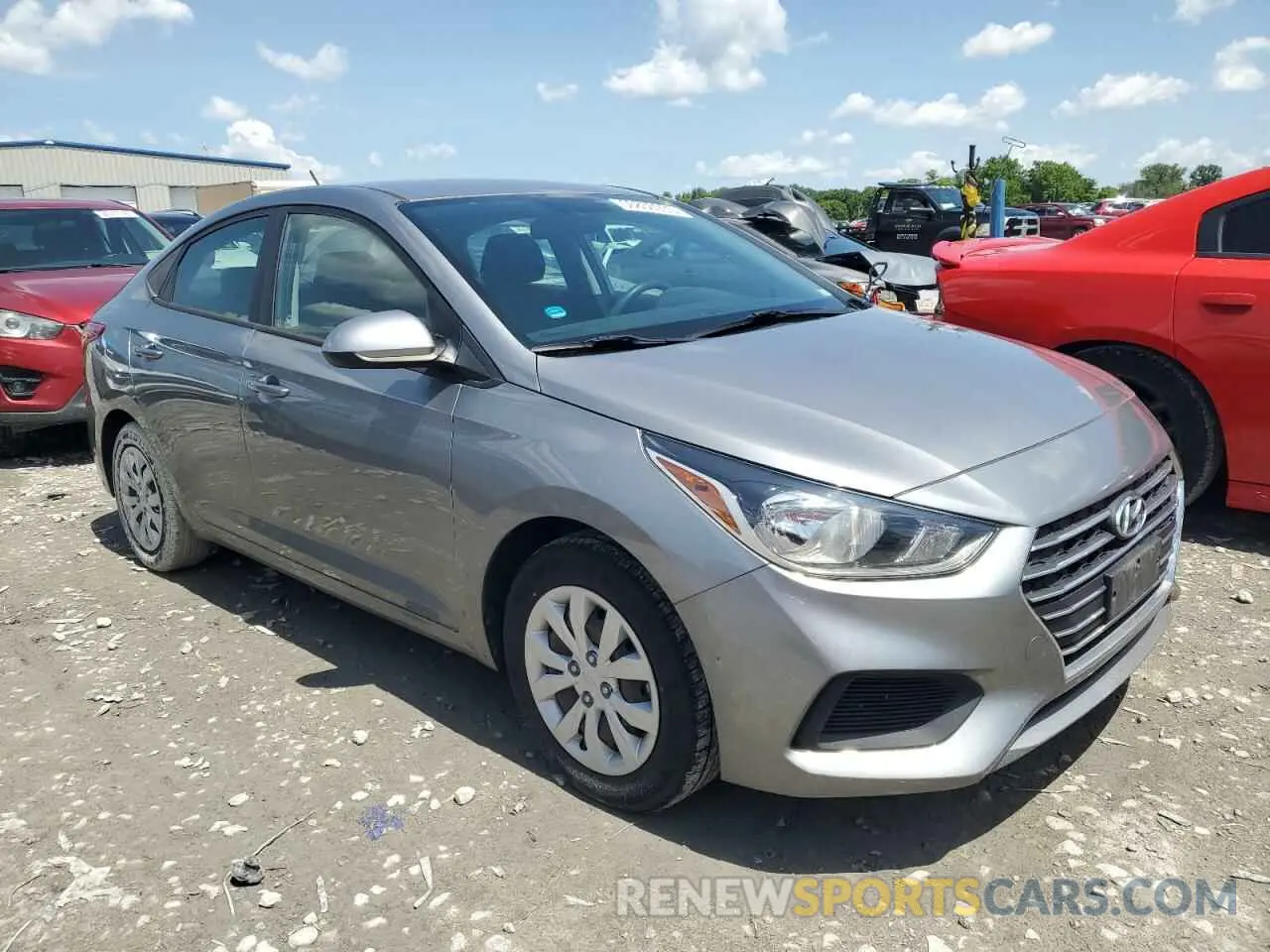 4 Photograph of a damaged car 3KPC24A63ME149355 HYUNDAI ACCENT 2021