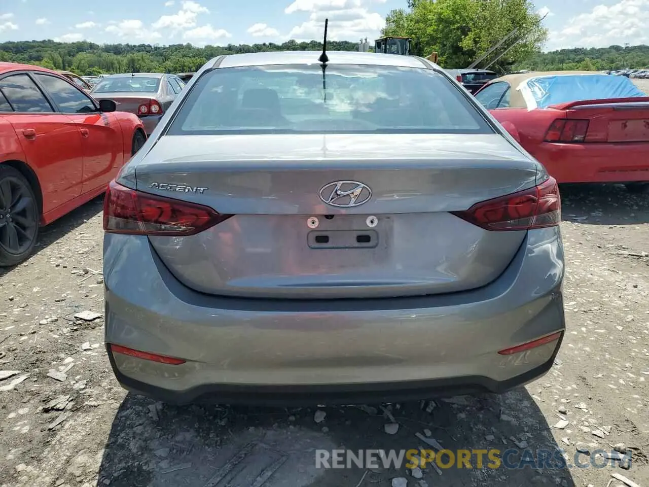 6 Photograph of a damaged car 3KPC24A63ME149355 HYUNDAI ACCENT 2021