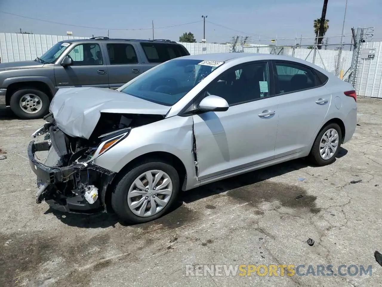 1 Photograph of a damaged car 3KPC24A63ME150778 HYUNDAI ACCENT 2021