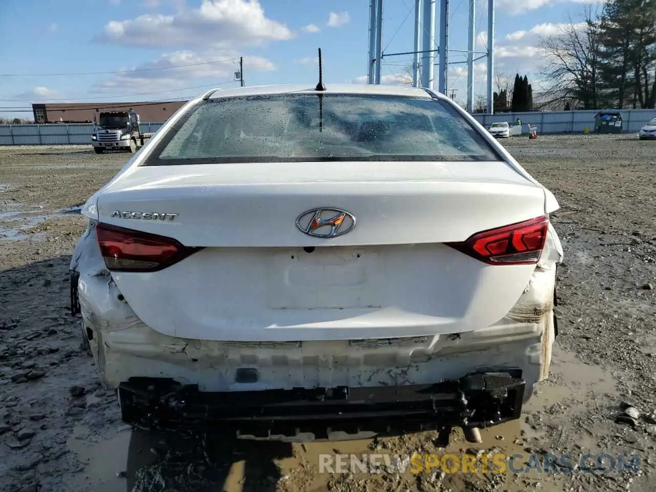 6 Photograph of a damaged car 3KPC24A64ME129471 HYUNDAI ACCENT 2021