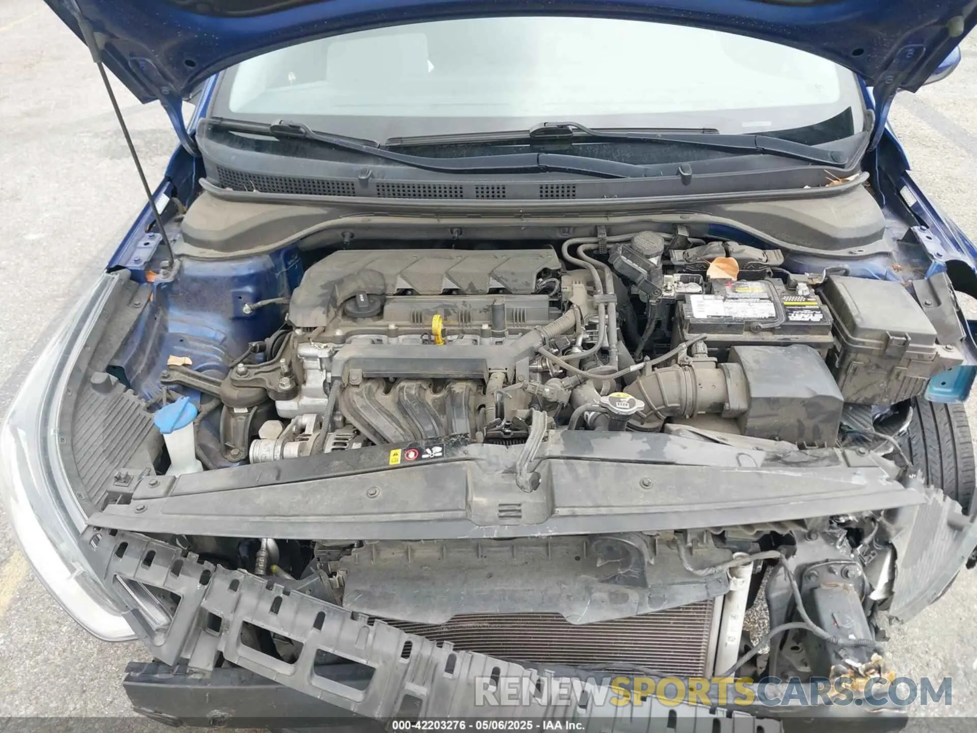 10 Photograph of a damaged car 3KPC24A64ME132662 HYUNDAI ACCENT 2021