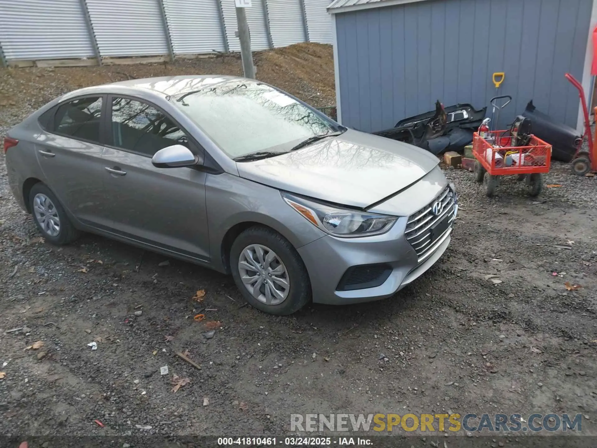 1 Photograph of a damaged car 3KPC24A64ME136307 HYUNDAI ACCENT 2021