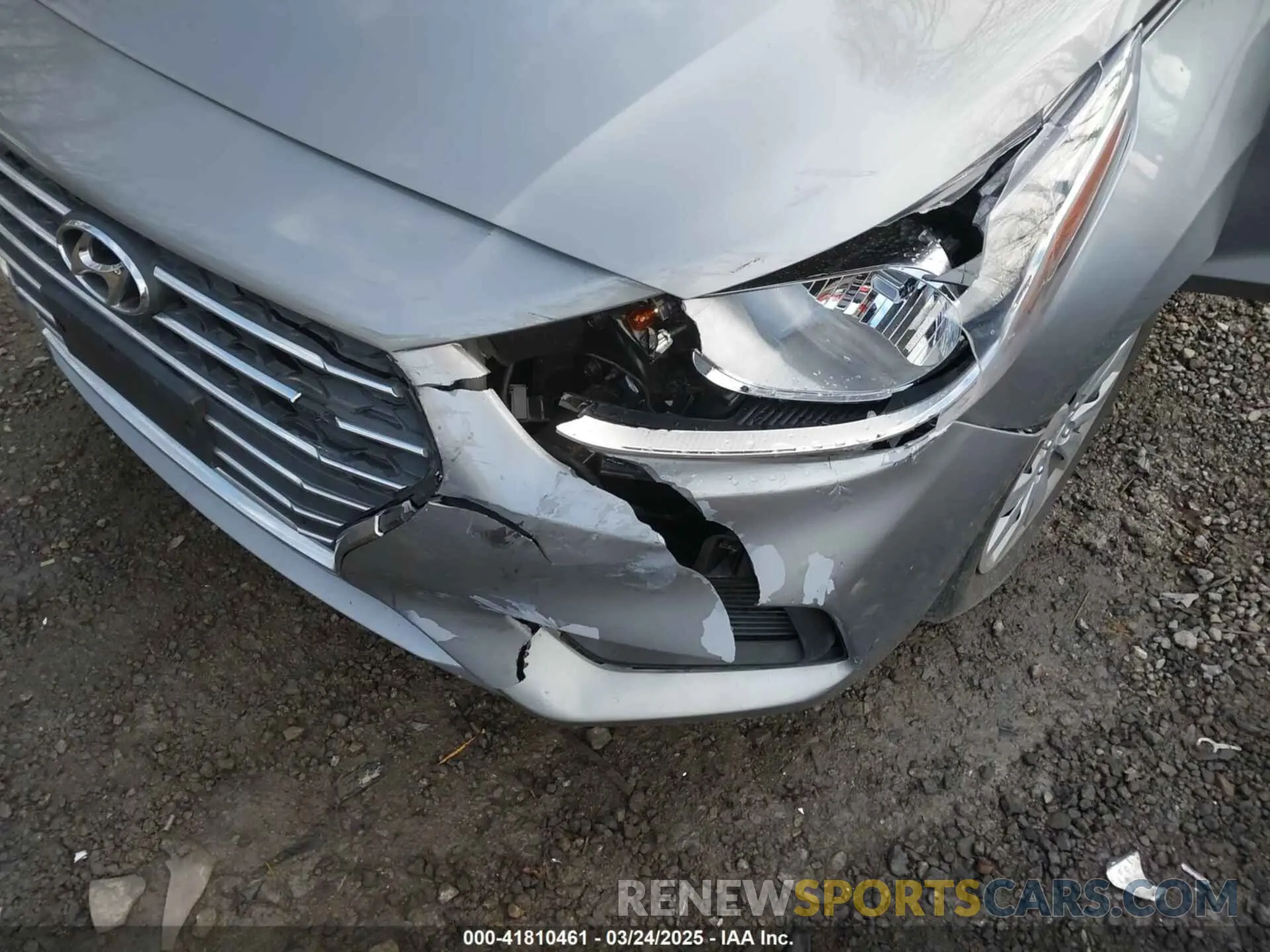 6 Photograph of a damaged car 3KPC24A64ME136307 HYUNDAI ACCENT 2021