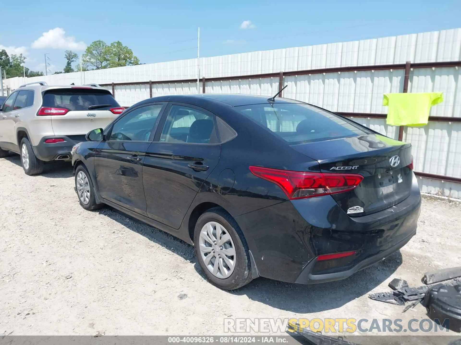 3 Photograph of a damaged car 3KPC24A64ME142043 HYUNDAI ACCENT 2021