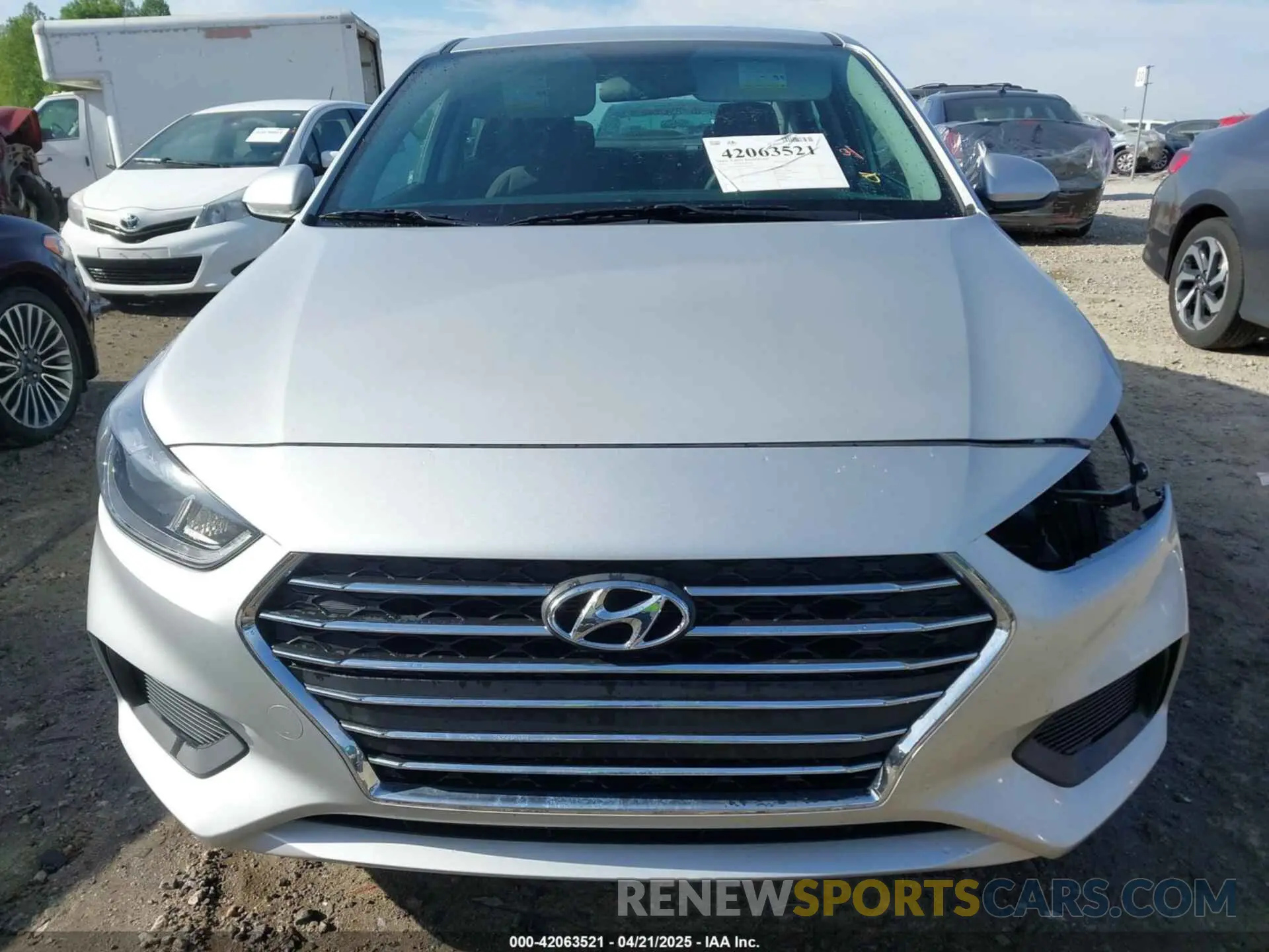 13 Photograph of a damaged car 3KPC24A64ME146982 HYUNDAI ACCENT 2021