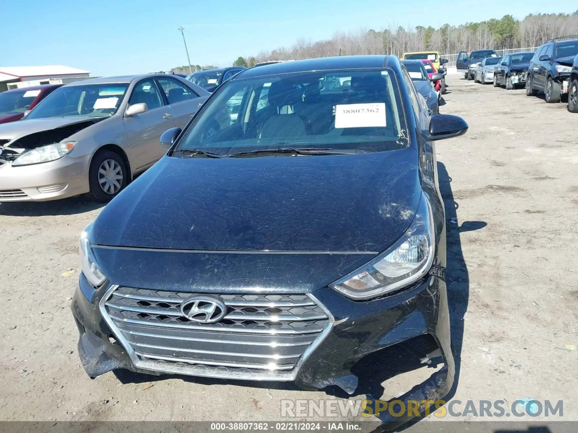 13 Photograph of a damaged car 3KPC24A64ME150451 HYUNDAI ACCENT 2021