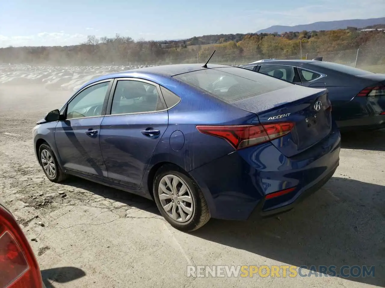 2 Photograph of a damaged car 3KPC24A65ME132265 HYUNDAI ACCENT 2021