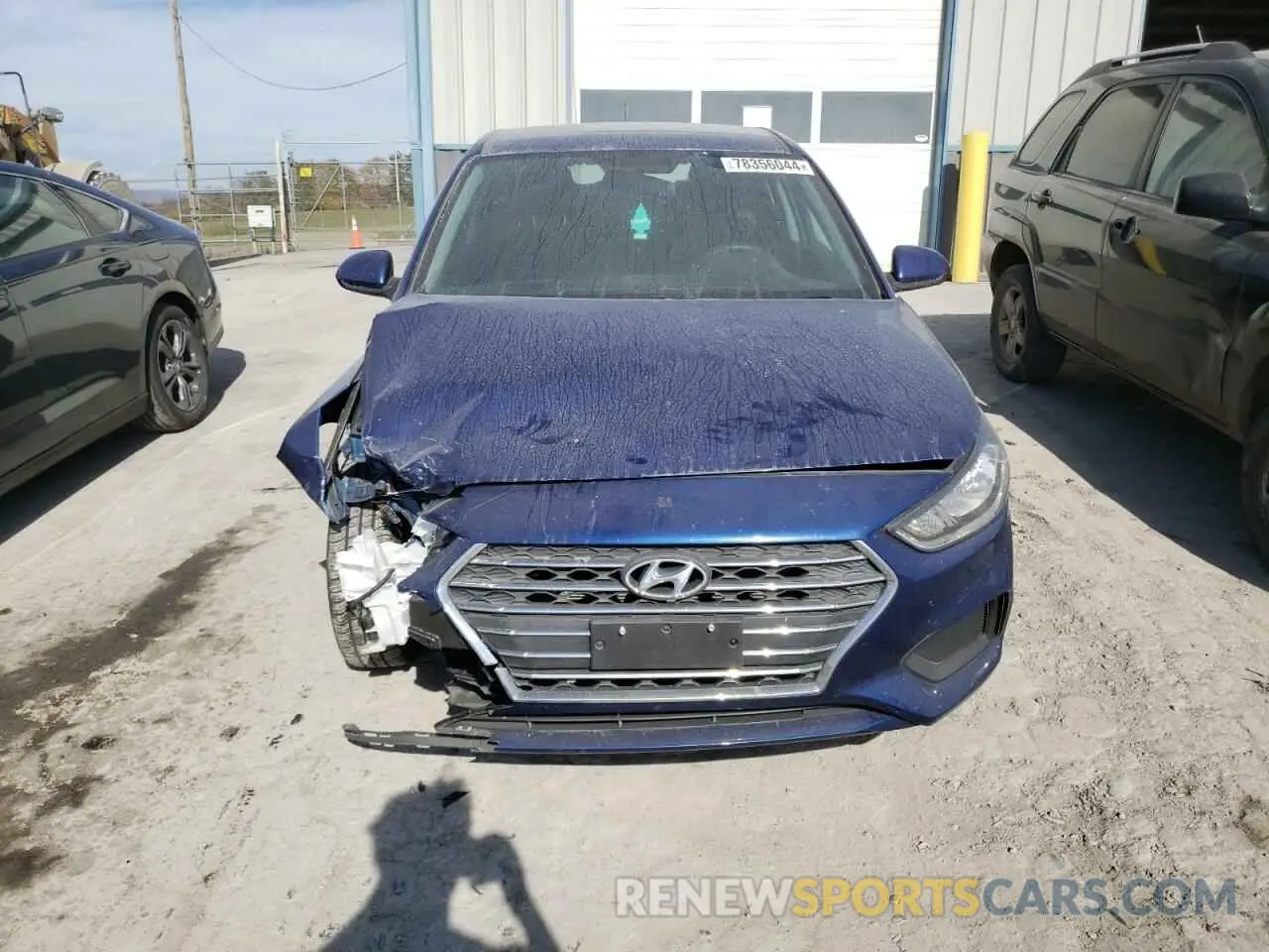 5 Photograph of a damaged car 3KPC24A65ME132265 HYUNDAI ACCENT 2021