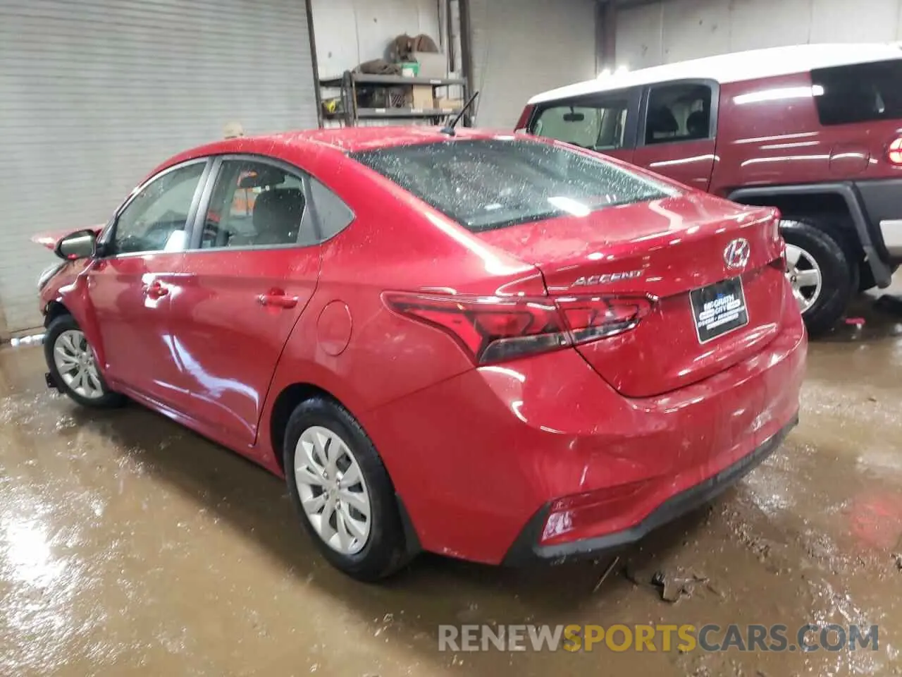 2 Photograph of a damaged car 3KPC24A65ME132959 HYUNDAI ACCENT 2021