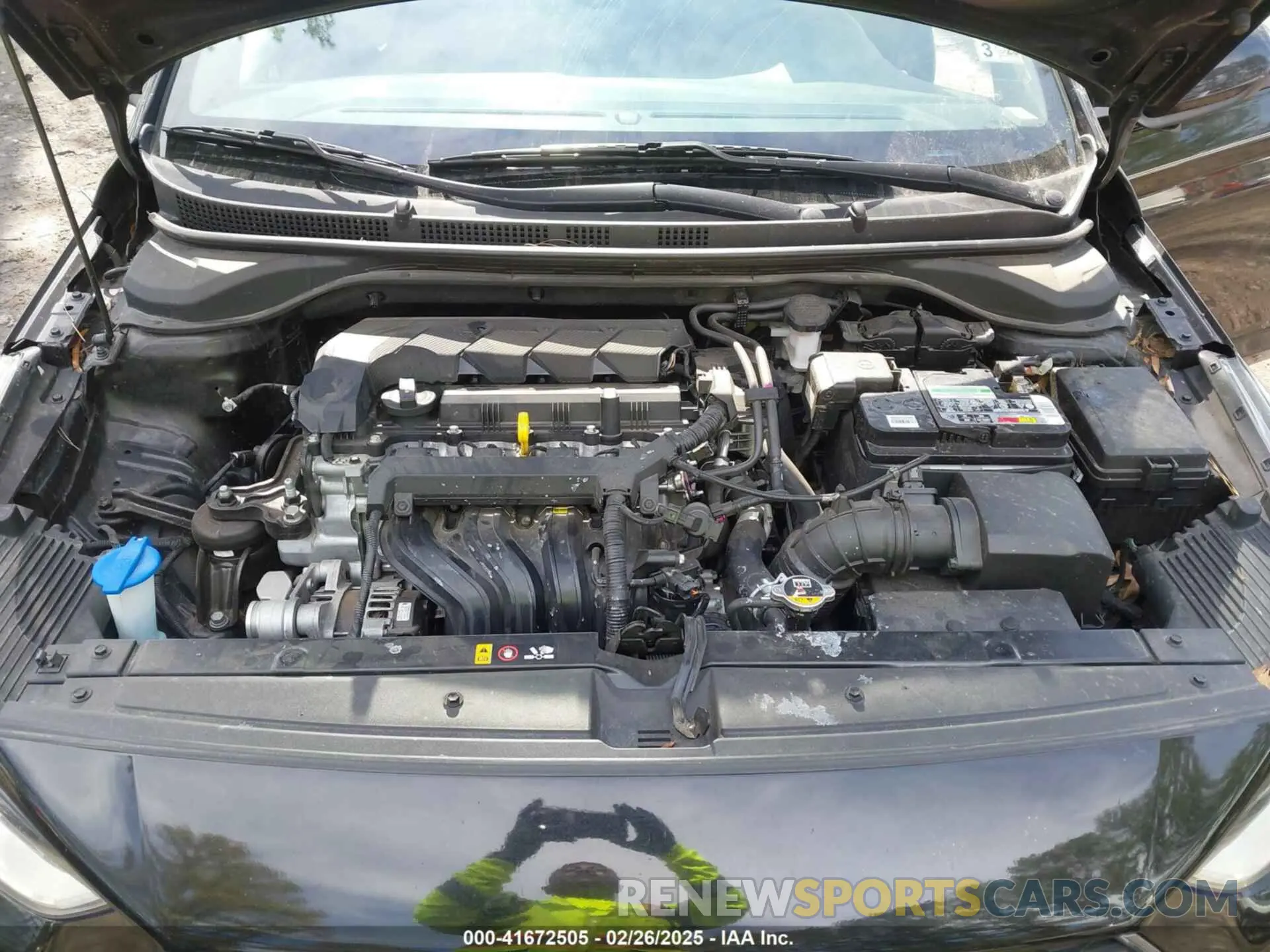 10 Photograph of a damaged car 3KPC24A65ME136235 HYUNDAI ACCENT 2021
