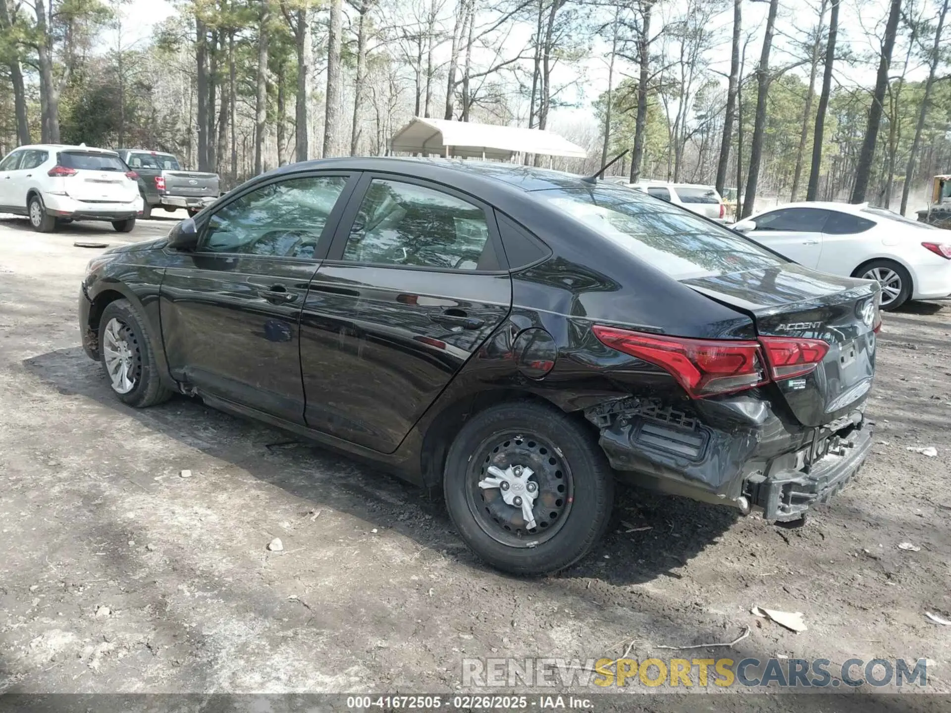 3 Photograph of a damaged car 3KPC24A65ME136235 HYUNDAI ACCENT 2021