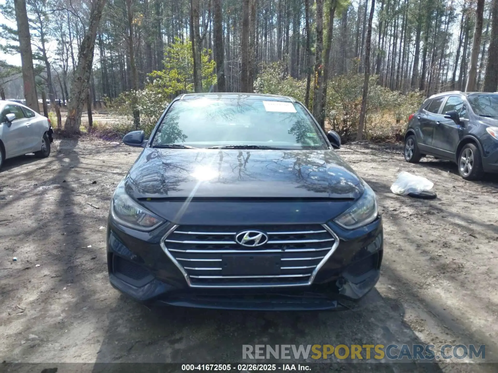6 Photograph of a damaged car 3KPC24A65ME136235 HYUNDAI ACCENT 2021