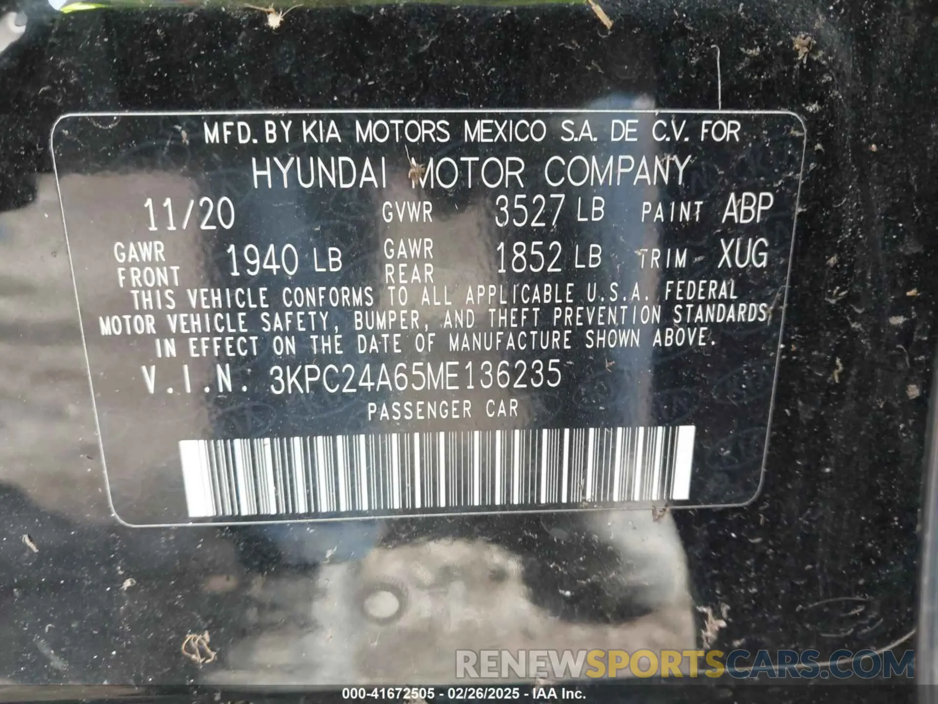 9 Photograph of a damaged car 3KPC24A65ME136235 HYUNDAI ACCENT 2021