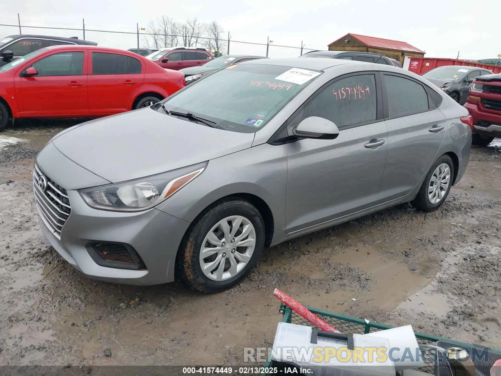 2 Photograph of a damaged car 3KPC24A65ME136297 HYUNDAI ACCENT 2021