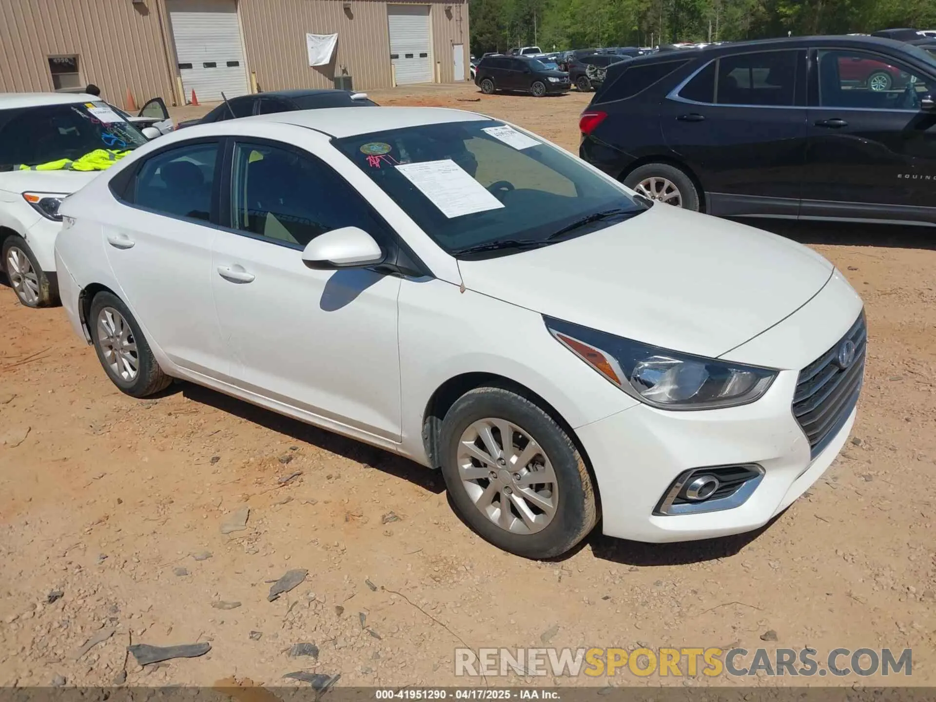 1 Photograph of a damaged car 3KPC24A65ME137479 HYUNDAI ACCENT 2021