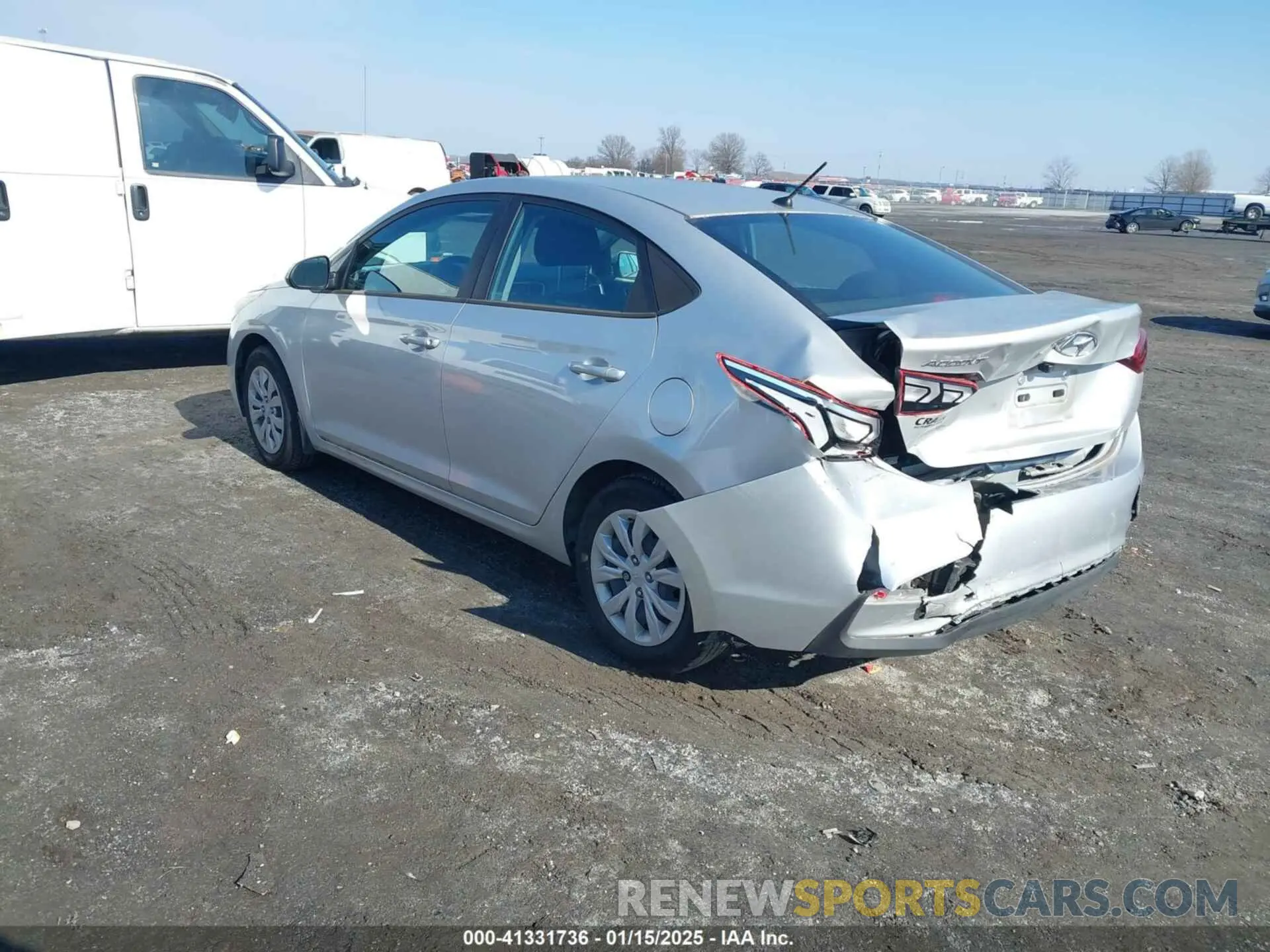 3 Photograph of a damaged car 3KPC24A65ME139281 HYUNDAI ACCENT 2021
