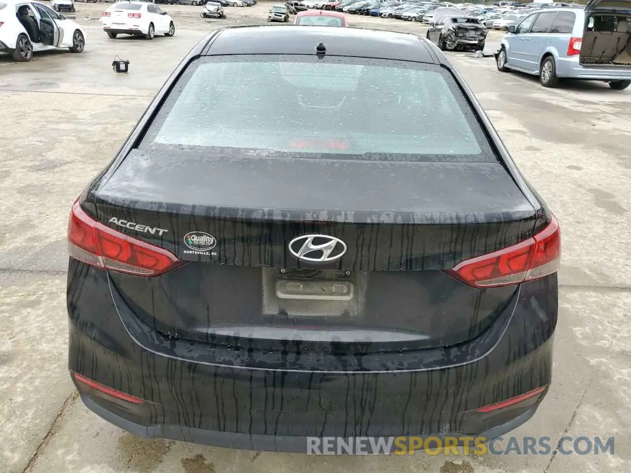 6 Photograph of a damaged car 3KPC24A66ME129861 HYUNDAI ACCENT 2021
