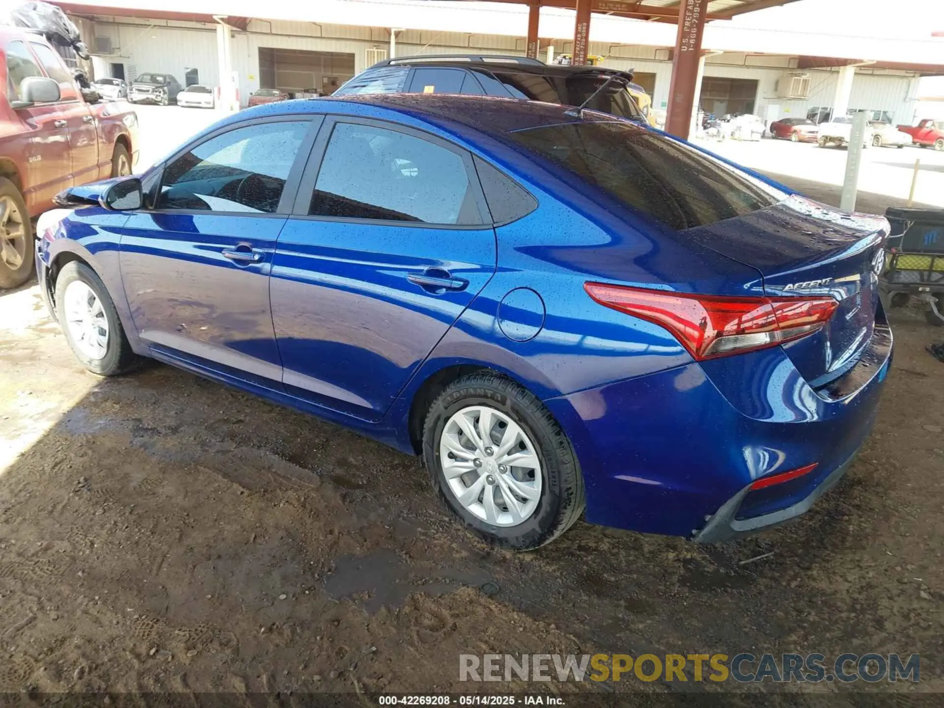 3 Photograph of a damaged car 3KPC24A66ME130508 HYUNDAI ACCENT 2021