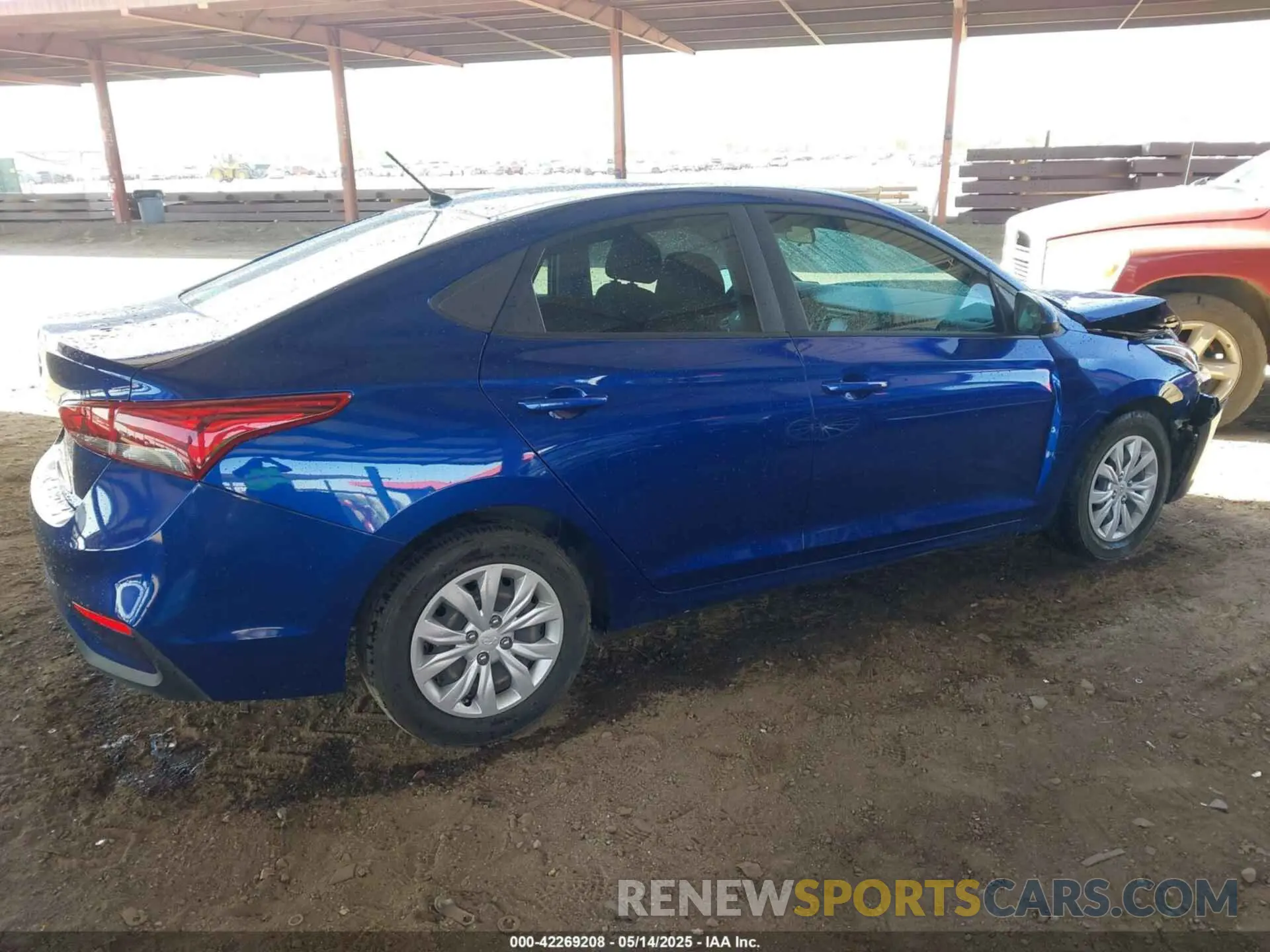 4 Photograph of a damaged car 3KPC24A66ME130508 HYUNDAI ACCENT 2021