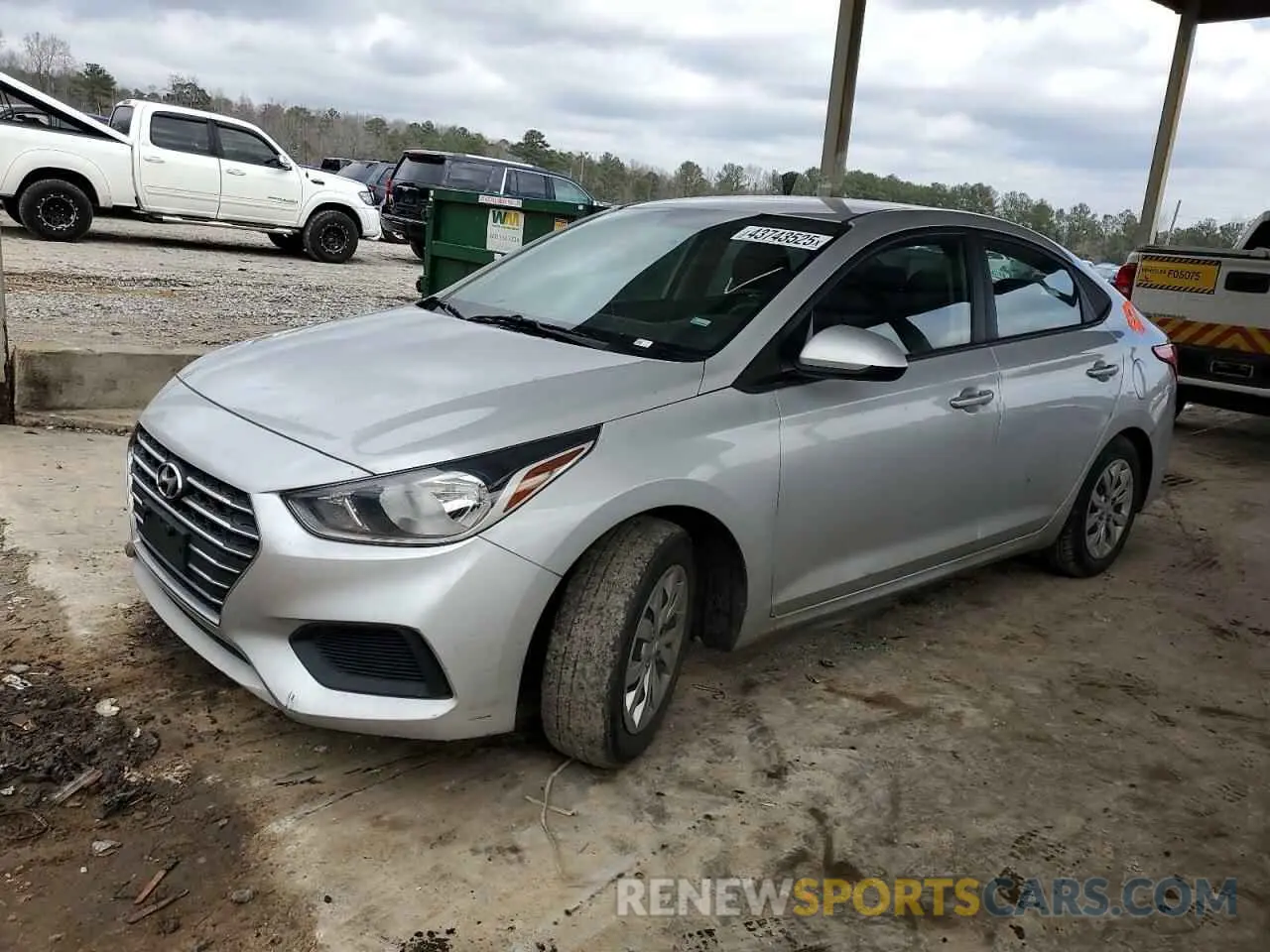 1 Photograph of a damaged car 3KPC24A66ME133988 HYUNDAI ACCENT 2021