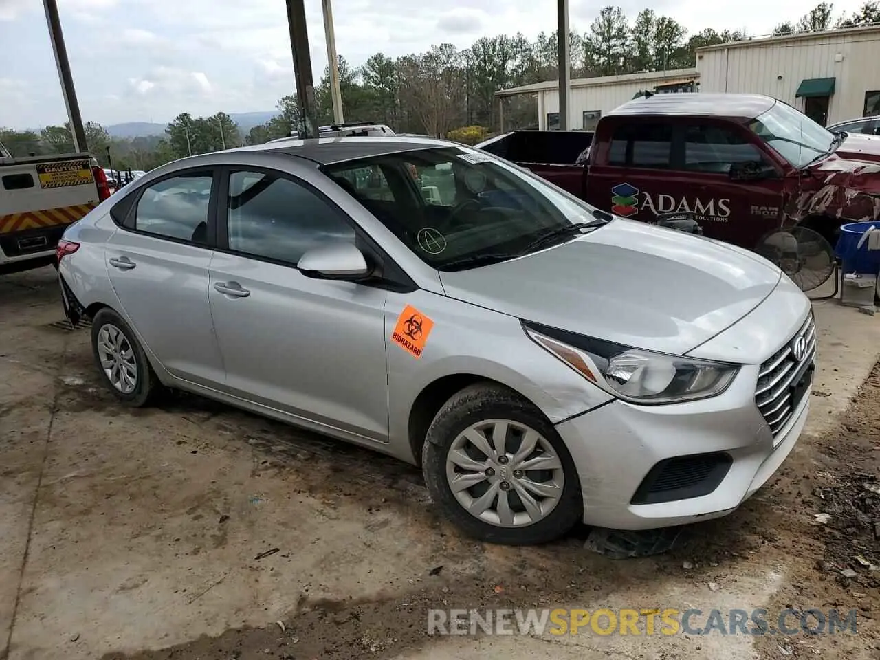 4 Photograph of a damaged car 3KPC24A66ME133988 HYUNDAI ACCENT 2021