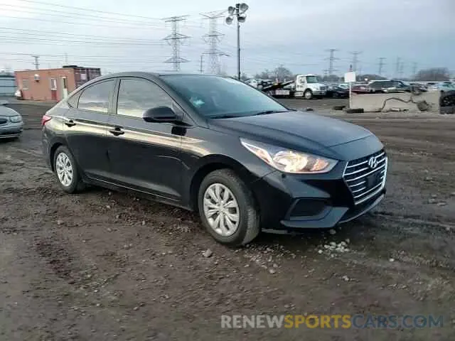 10 Photograph of a damaged car 3KPC24A66ME136549 HYUNDAI ACCENT 2021