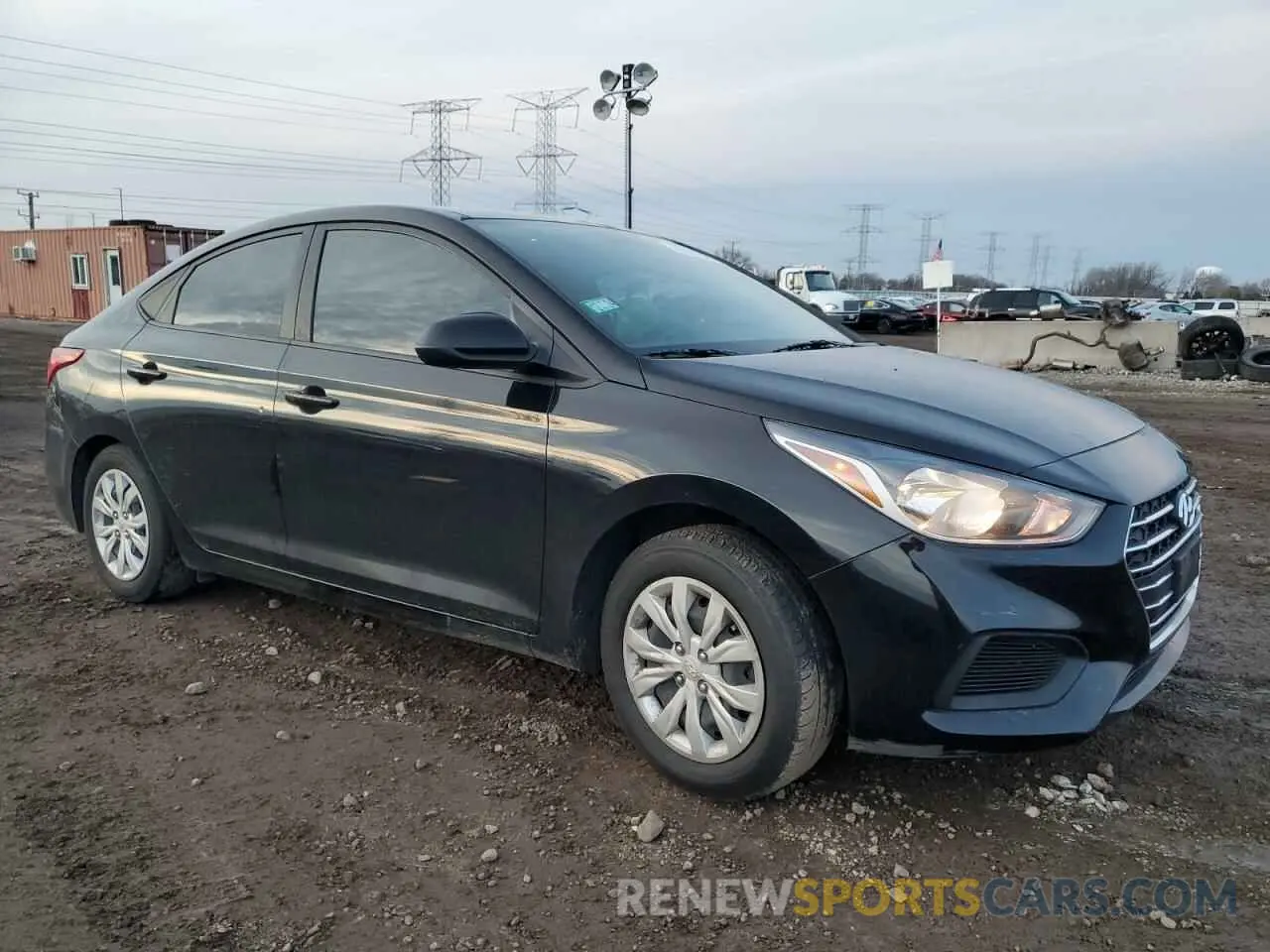 4 Photograph of a damaged car 3KPC24A66ME136549 HYUNDAI ACCENT 2021