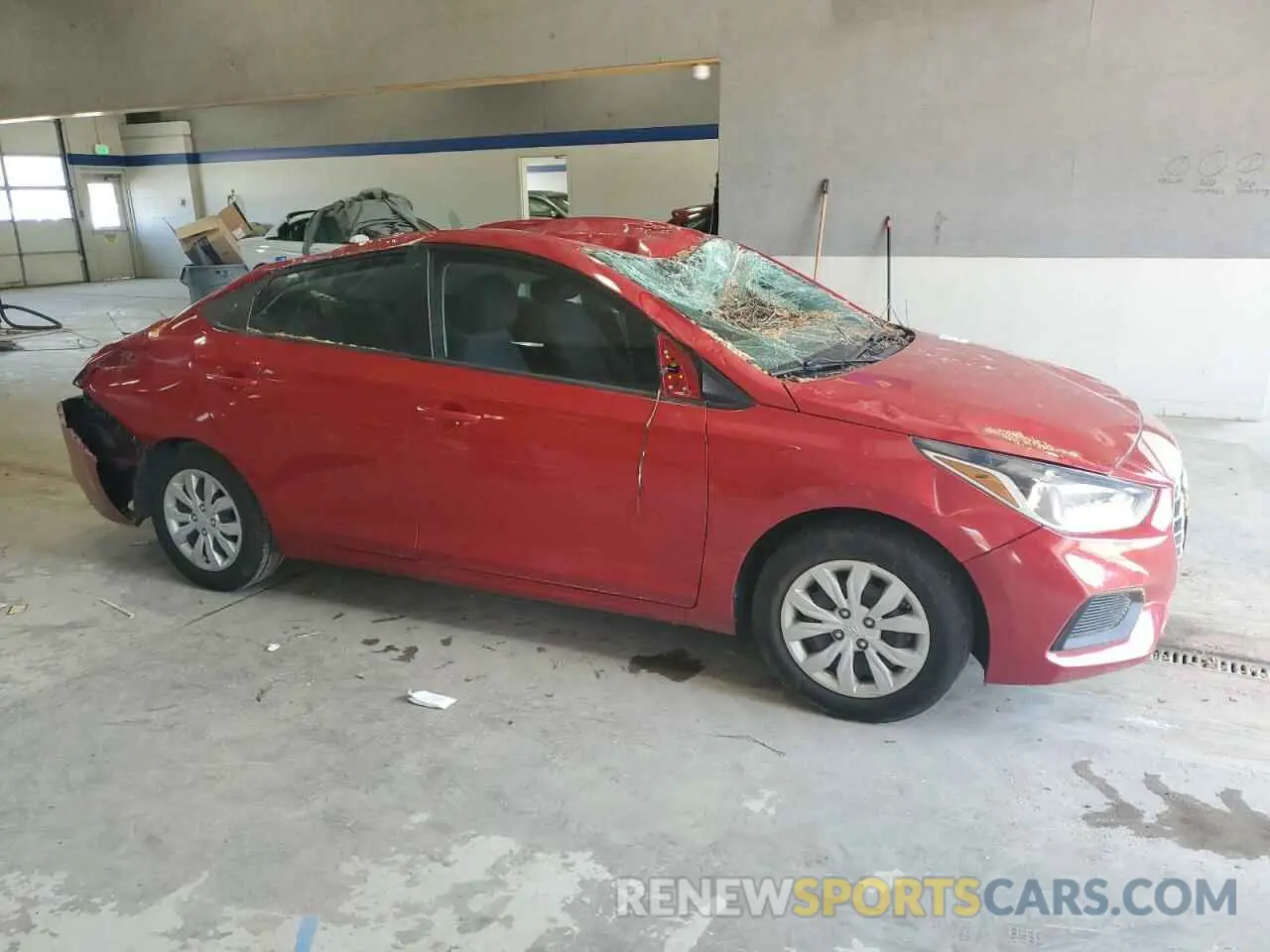 4 Photograph of a damaged car 3KPC24A66ME138088 HYUNDAI ACCENT 2021