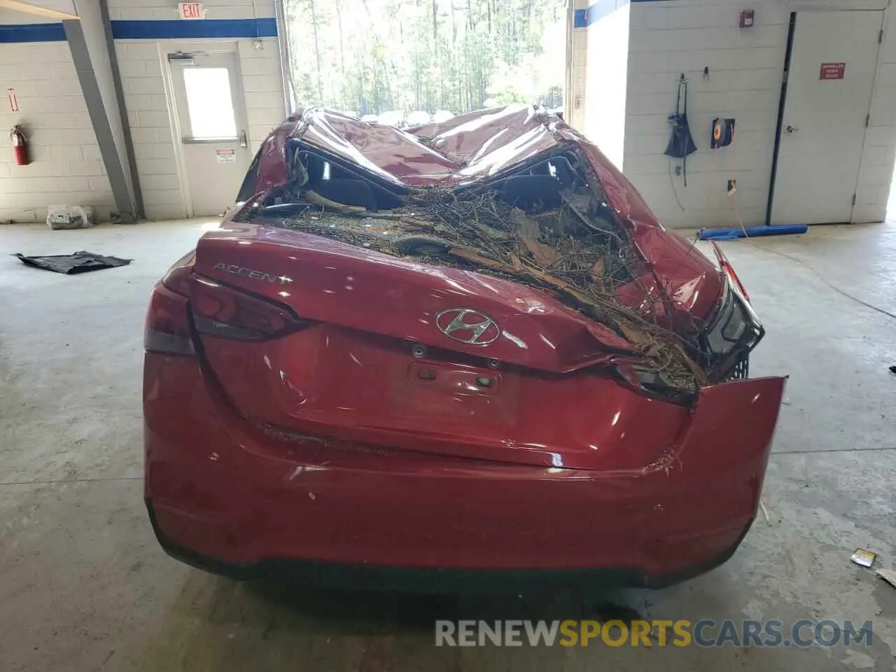 6 Photograph of a damaged car 3KPC24A66ME138088 HYUNDAI ACCENT 2021