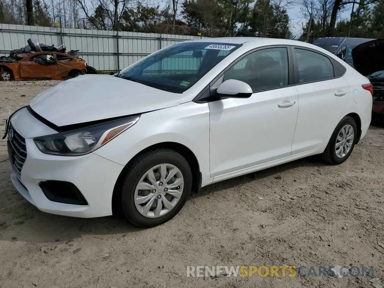 1 Photograph of a damaged car 3KPC24A66ME139290 HYUNDAI ACCENT 2021