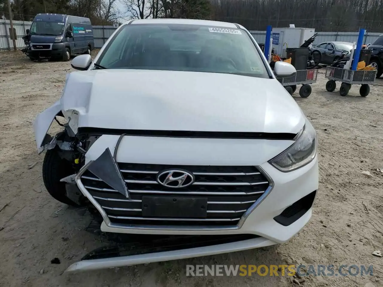 5 Photograph of a damaged car 3KPC24A66ME139290 HYUNDAI ACCENT 2021