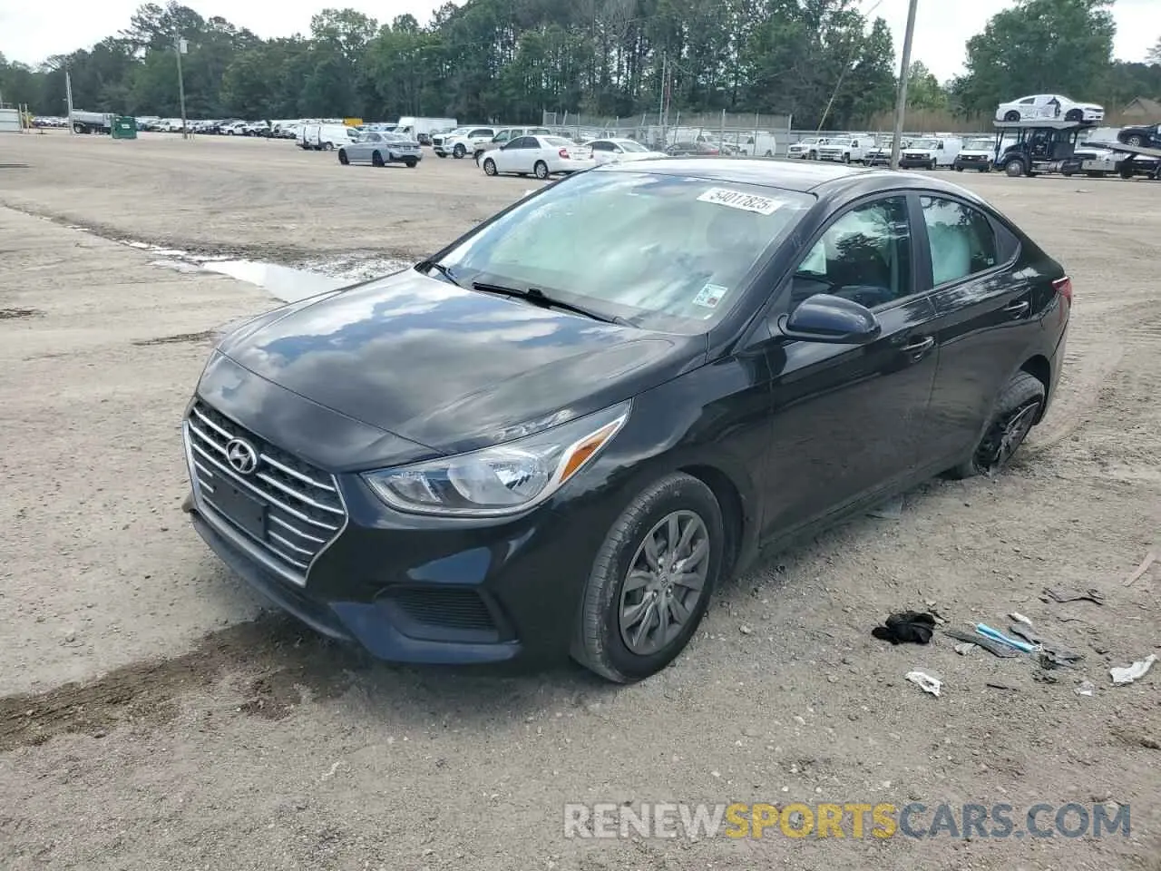1 Photograph of a damaged car 3KPC24A66ME143534 HYUNDAI ACCENT 2021