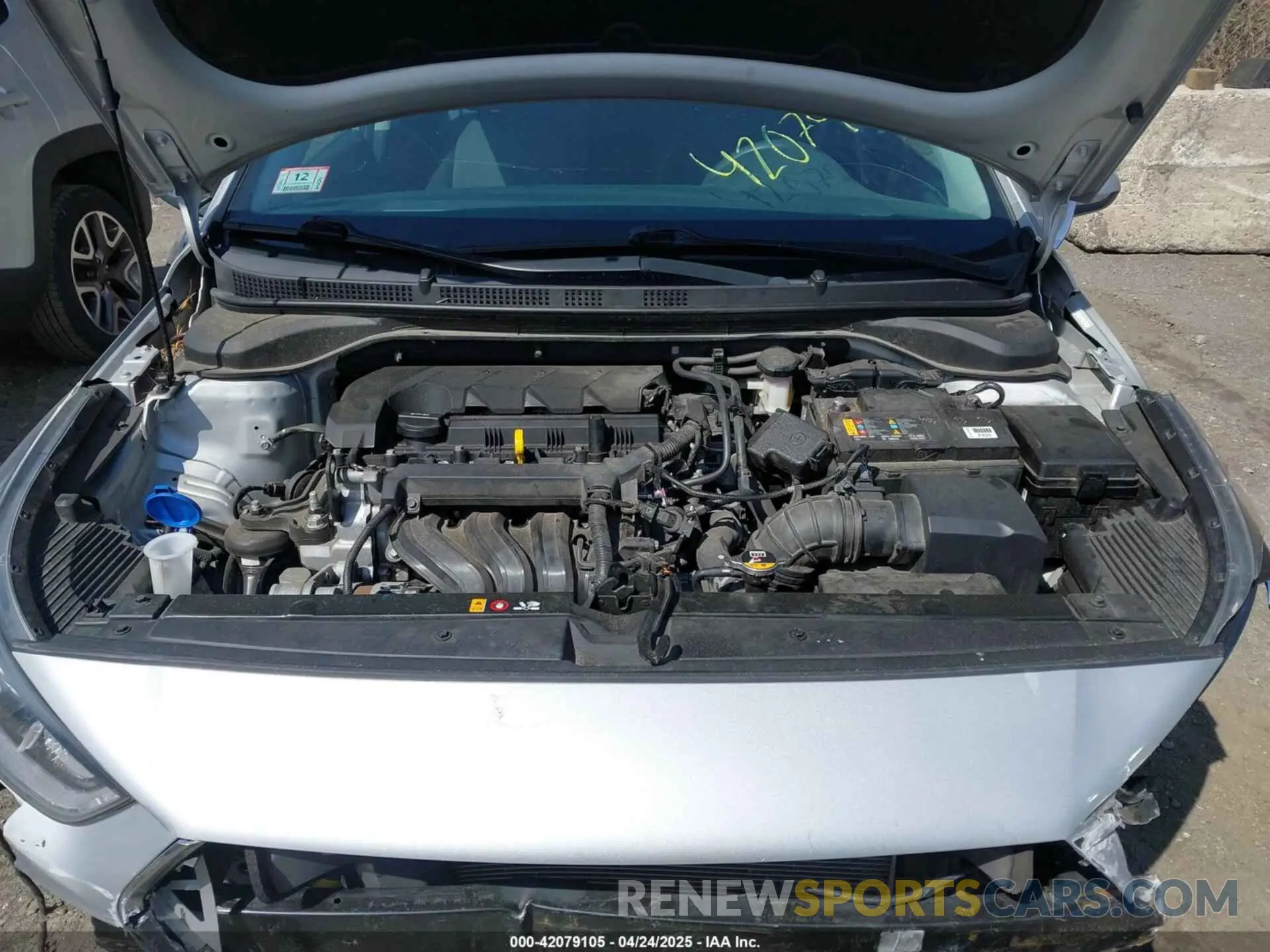 10 Photograph of a damaged car 3KPC24A66ME146496 HYUNDAI ACCENT 2021