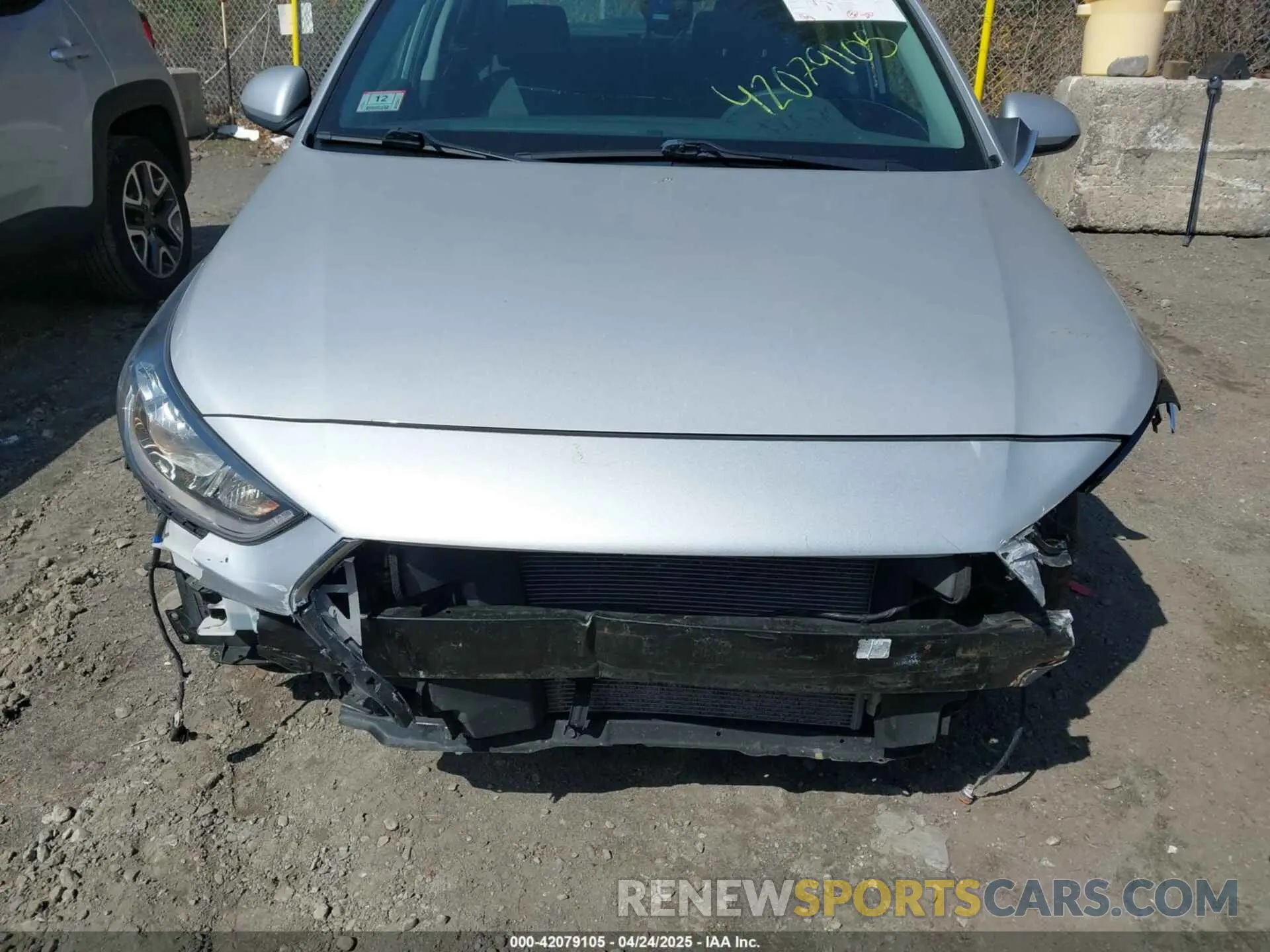 6 Photograph of a damaged car 3KPC24A66ME146496 HYUNDAI ACCENT 2021