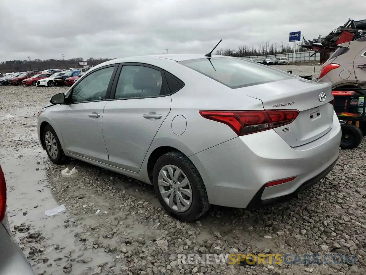 2 Photograph of a damaged car 3KPC24A66ME148829 HYUNDAI ACCENT 2021