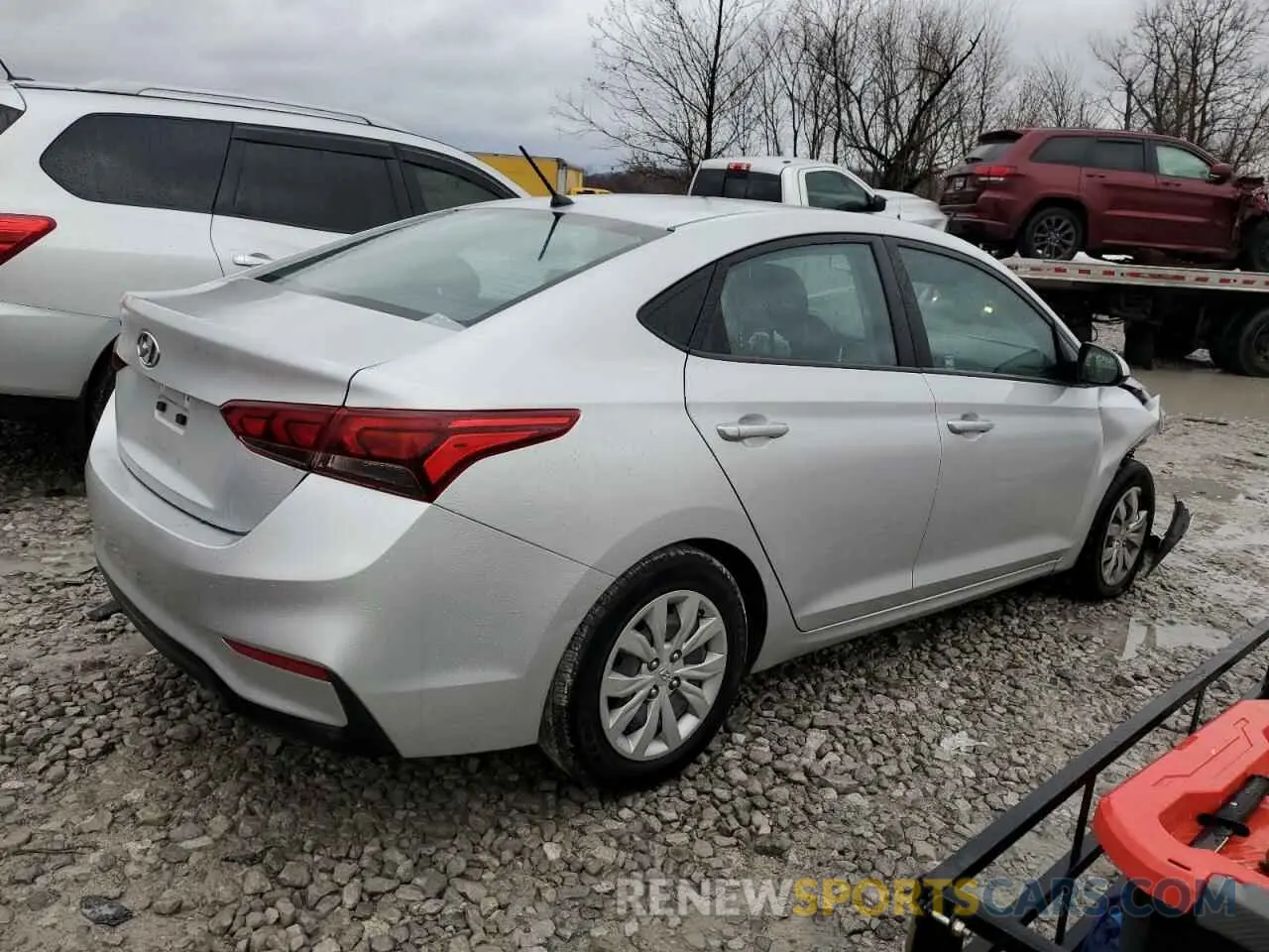 3 Photograph of a damaged car 3KPC24A66ME148829 HYUNDAI ACCENT 2021