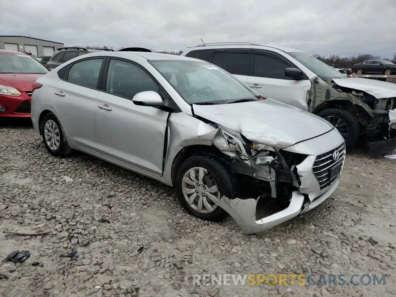 4 Photograph of a damaged car 3KPC24A66ME148829 HYUNDAI ACCENT 2021