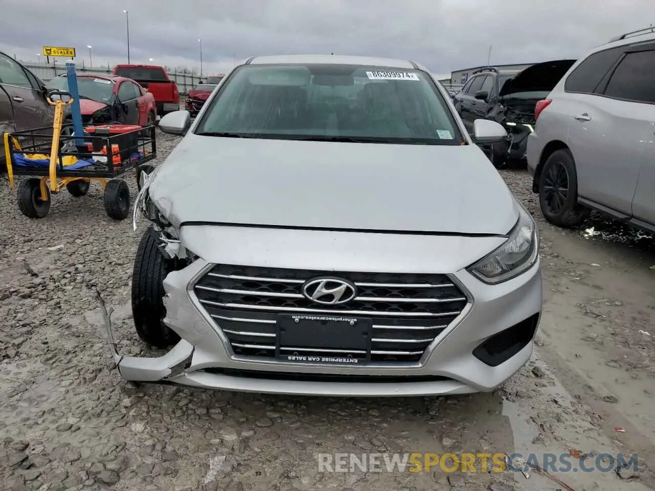 5 Photograph of a damaged car 3KPC24A66ME148829 HYUNDAI ACCENT 2021