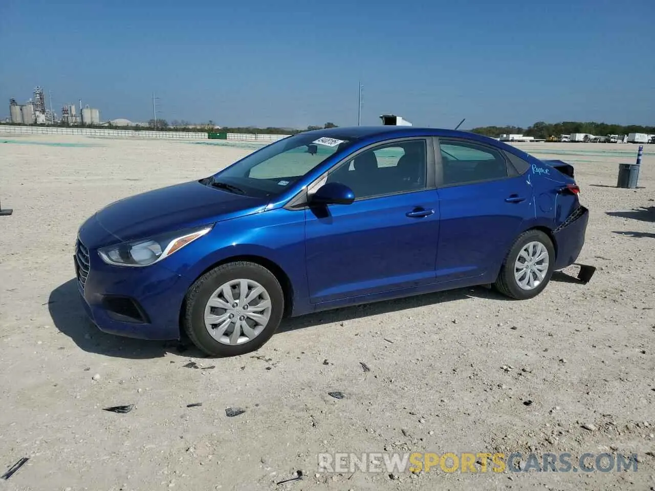 1 Photograph of a damaged car 3KPC24A66ME149088 HYUNDAI ACCENT 2021