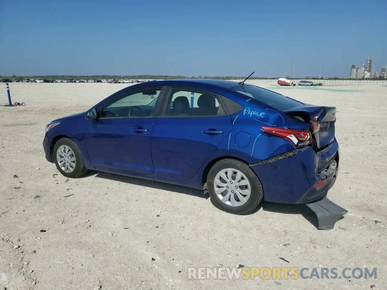 2 Photograph of a damaged car 3KPC24A66ME149088 HYUNDAI ACCENT 2021