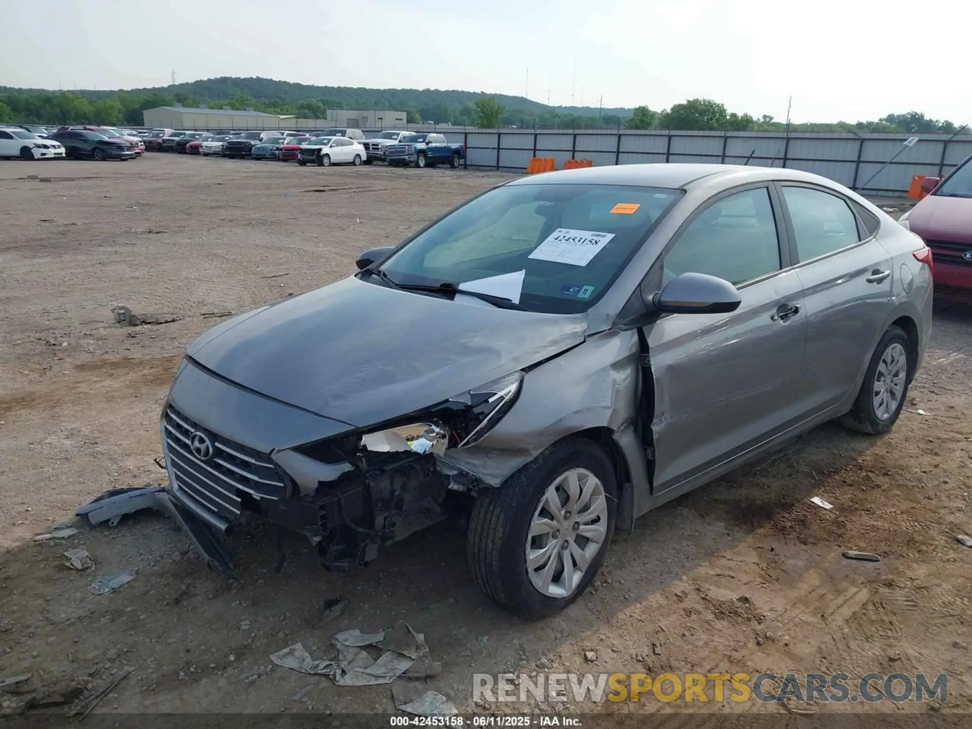 6 Photograph of a damaged car 3KPC24A66ME149947 HYUNDAI ACCENT 2021