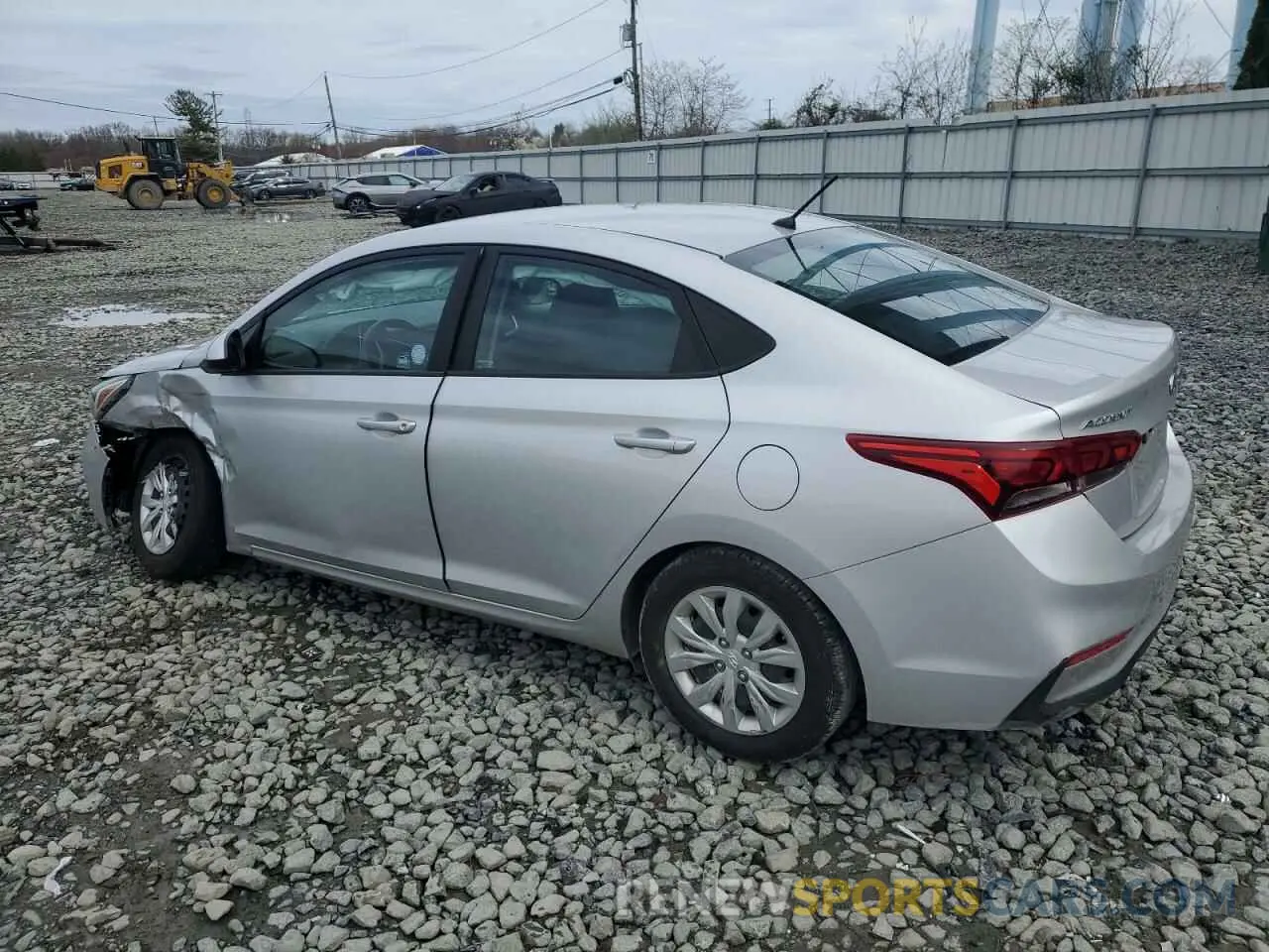 2 Photograph of a damaged car 3KPC24A67ME131120 HYUNDAI ACCENT 2021